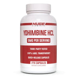 Huge Supplements Yohimbine HCl 5mg Capsules front view