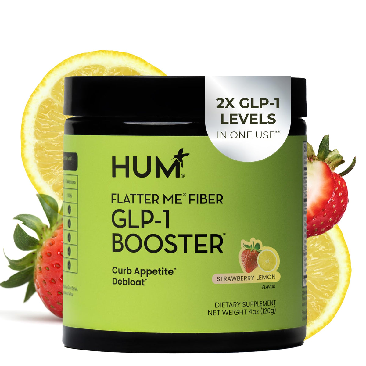 HUM Appetite Control Fibre Supplement Powder front view