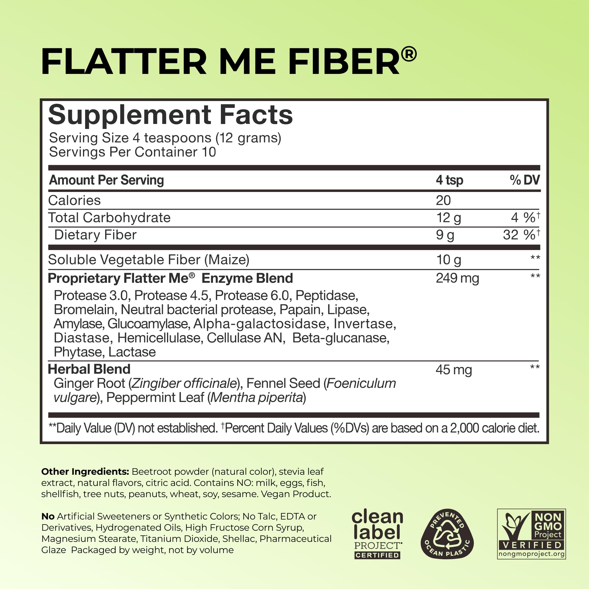 HUM Appetite Control Fibre Supplement Powder packaging
