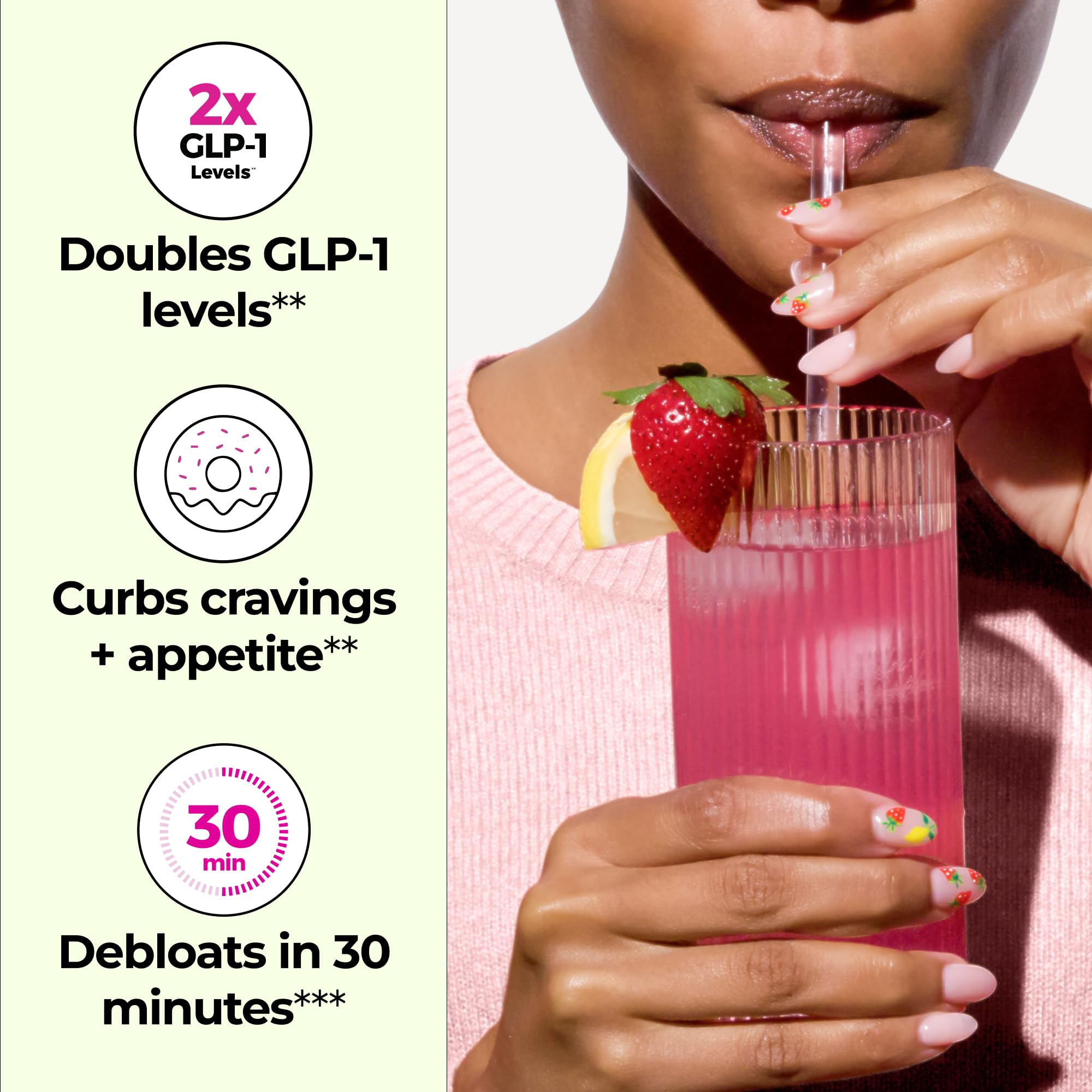 HUM Appetite Control Fibre Supplement Powder scoop