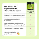 HUM Appetite Control Fibre Supplement Powder with measuring spoon