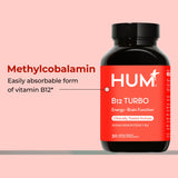 HUM B12 Turbo Daily Supplement bottle with label