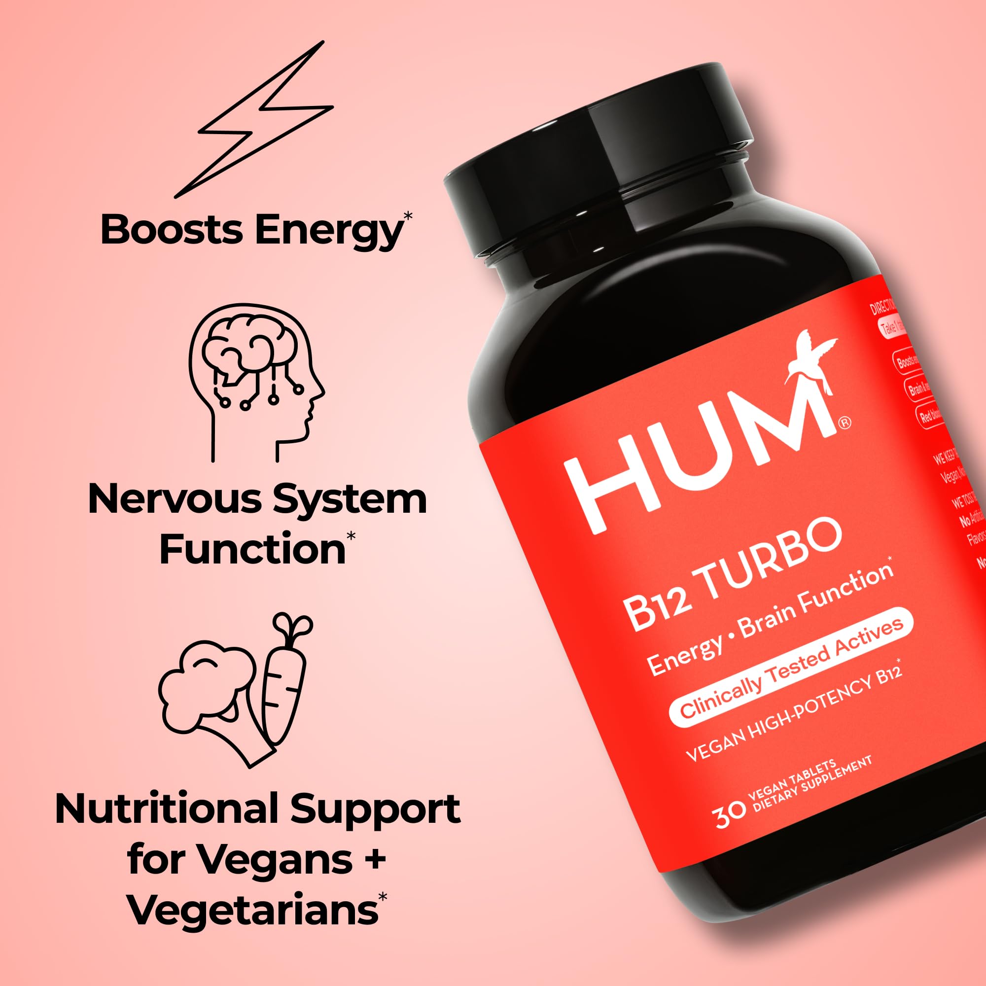 HUM B12 Turbo packaging side view