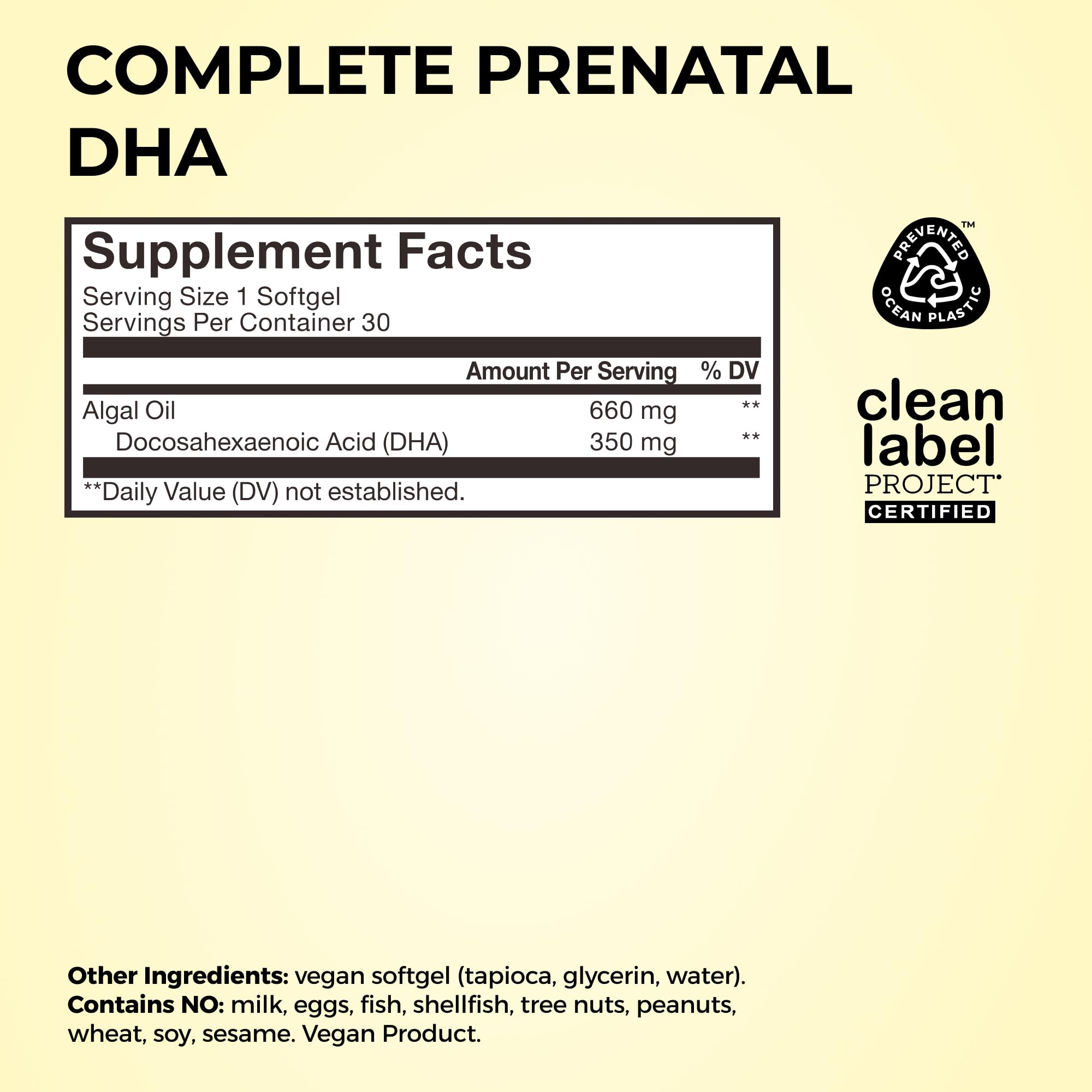 HUM Complete Prenatal Vitamins lifestyle image with a mother