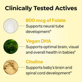 HUM Complete Prenatal Vitamins with plant-based DHA
