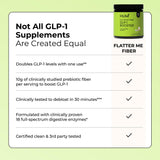 HUM Fiber Supplement Powder 132g with measuring scoop