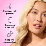 HUM Hair Supplement Capsules bottle side view