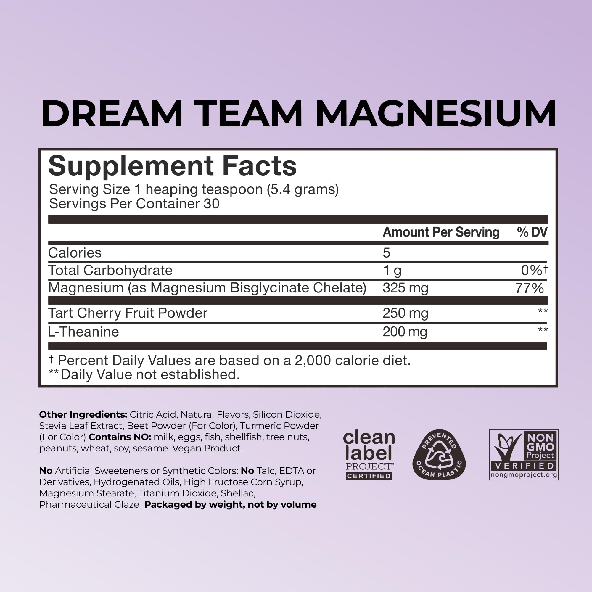 HUM Magnesium Drink Powder 200g with a teaspoon for serving