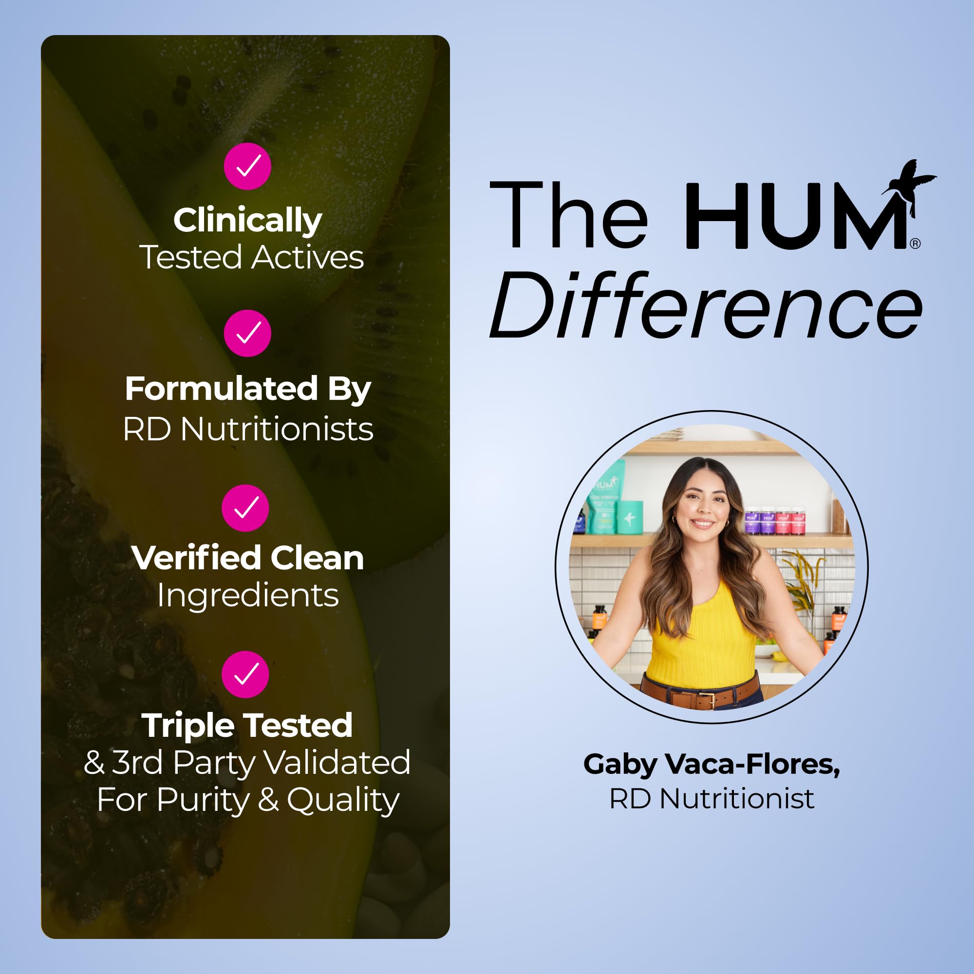 HUM Mighty Night Skin Supplement close-up of softgels
