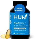 HUM OMG! Omega The Great Omega-3 Fish Oil Softgels front view