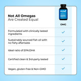 HUM OMG! Omega The Great Omega-3 Fish Oil Softgels with vitamin E