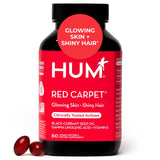 HUM Red Carpet Vitamin E & Black Currant Seed Oil Supplement front view