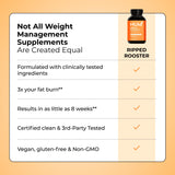 HUM Ripped Rooster Green Tea Capsules lifestyle scene with healthy snacks