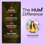 HUM Turn Back Time supplement with a bright, youthful model