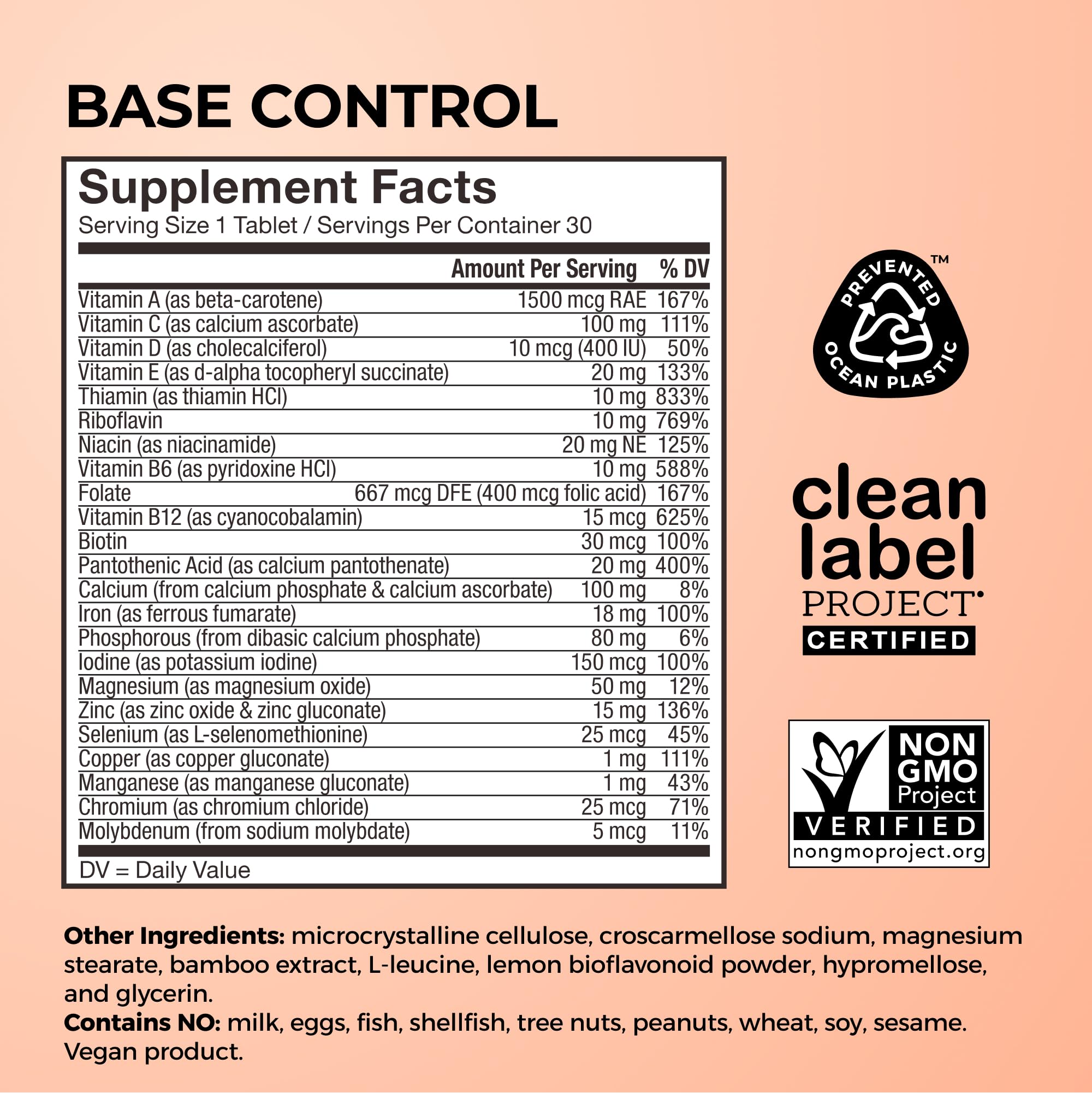 HUM Women's Multivitamin back view packaging