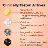 HUM Women's Multivitamin ingredients list on packaging