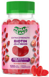 Human Beanz Biotin Jelly Bean Gummies front view