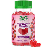 Human Beanz Biotin Jelly Bean Gummies front view packaging