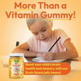 Human Beanz Omega-3 Kids Gummies on a kitchen counter
