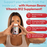 Human Beanz Vitamin B12 Jelly Bean Gummies close-up