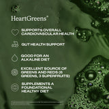 HumanN HeartGreens Organic Superfood Powder ingredients list
