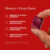 humanN Memory & Focus Chews showing individual chew