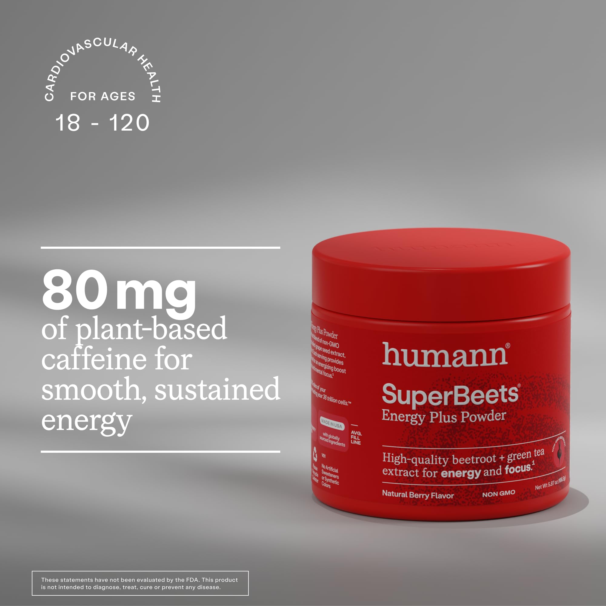 HumanN SuperBeets Energy Plus mixed in water