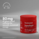 HumanN SuperBeets Energy Plus mixed in water