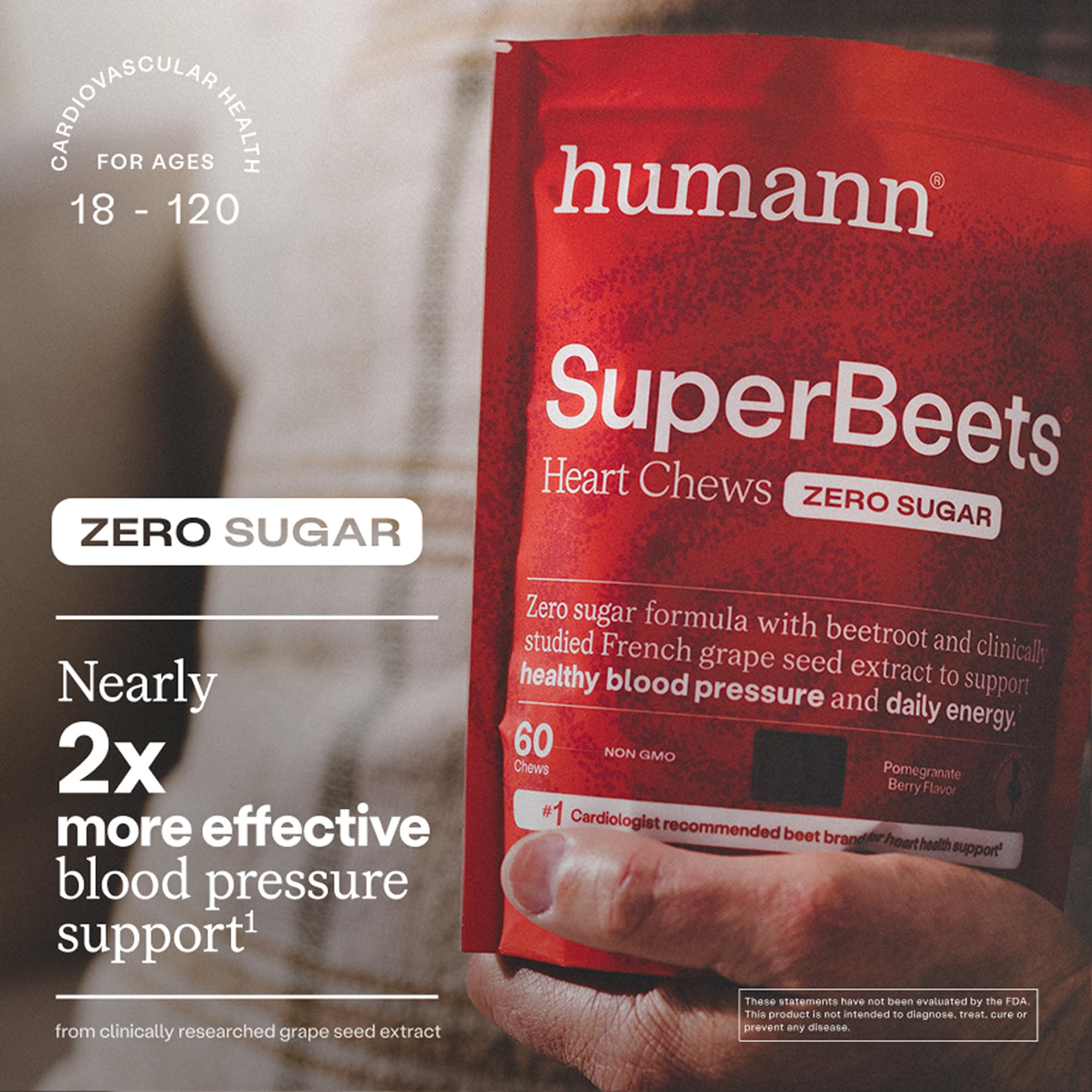 Humann SuperBeets Heart Chews ingredients list