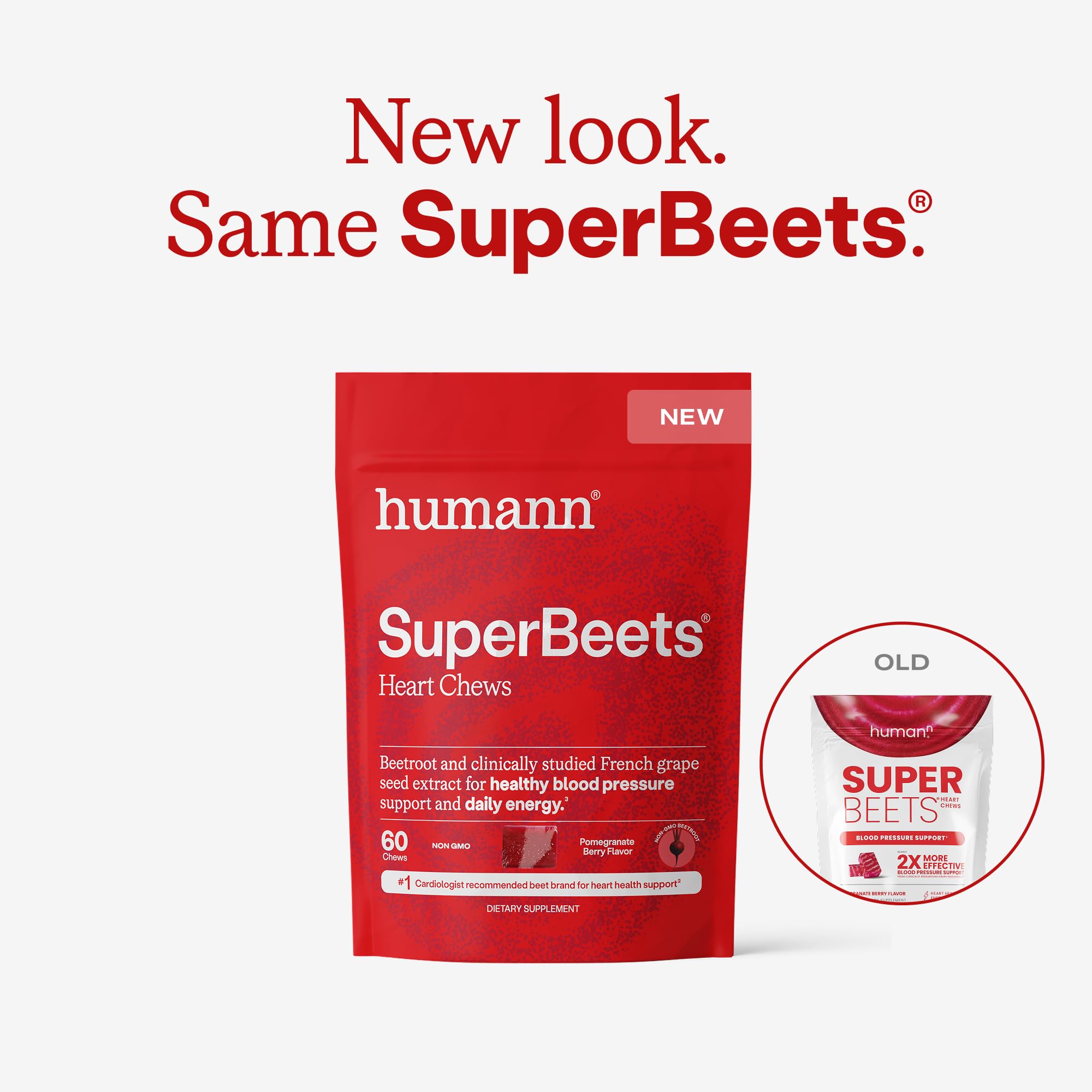 HumanN SuperBeets Heart Chews open package