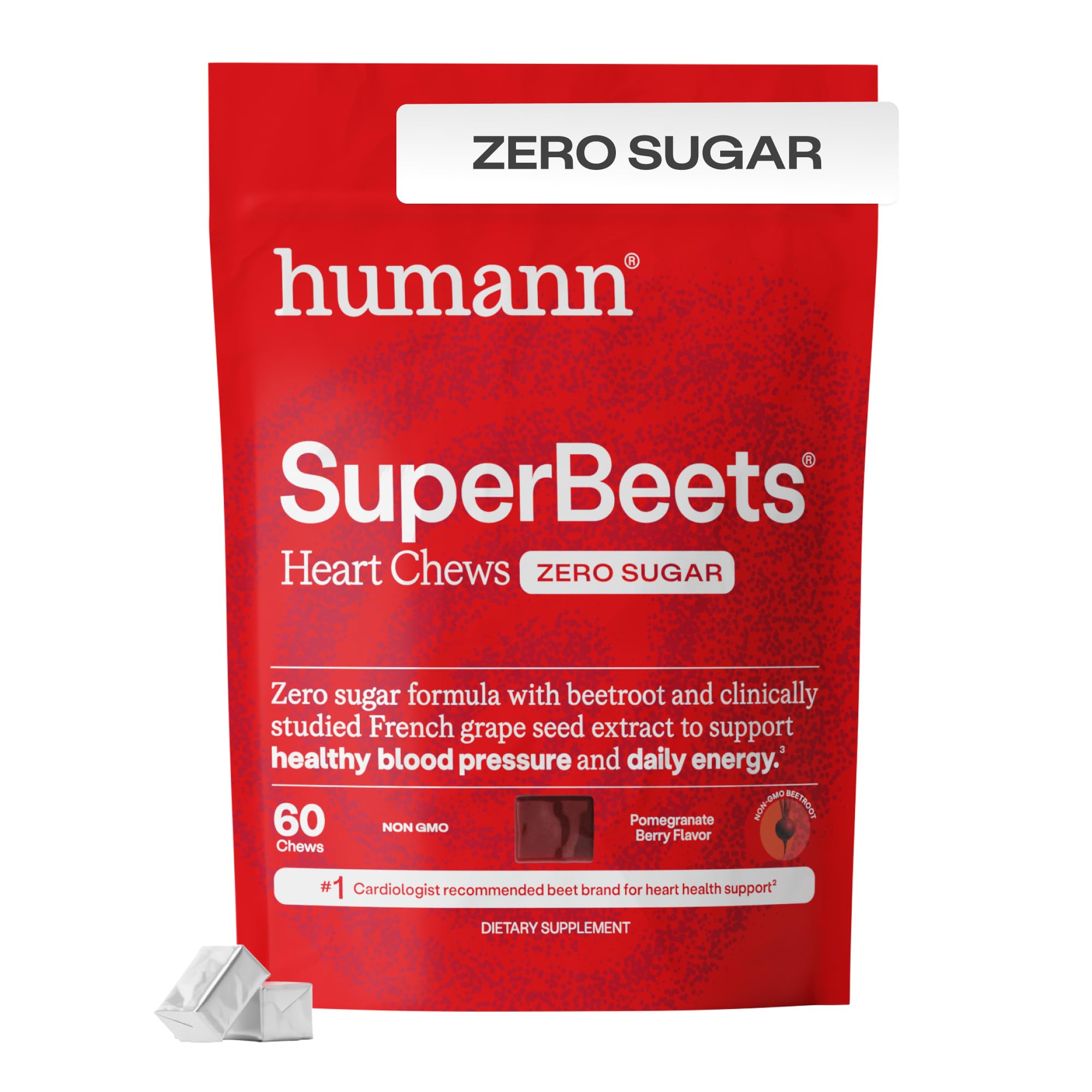 Humann SuperBeets Heart Chews packaging front view