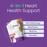 HumanN SuperGrape Chews with CoQ10 nutritional information
