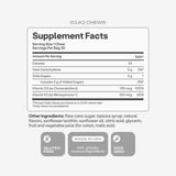 HumanN Vitamin D3 & K2 Chews in a travel pouch