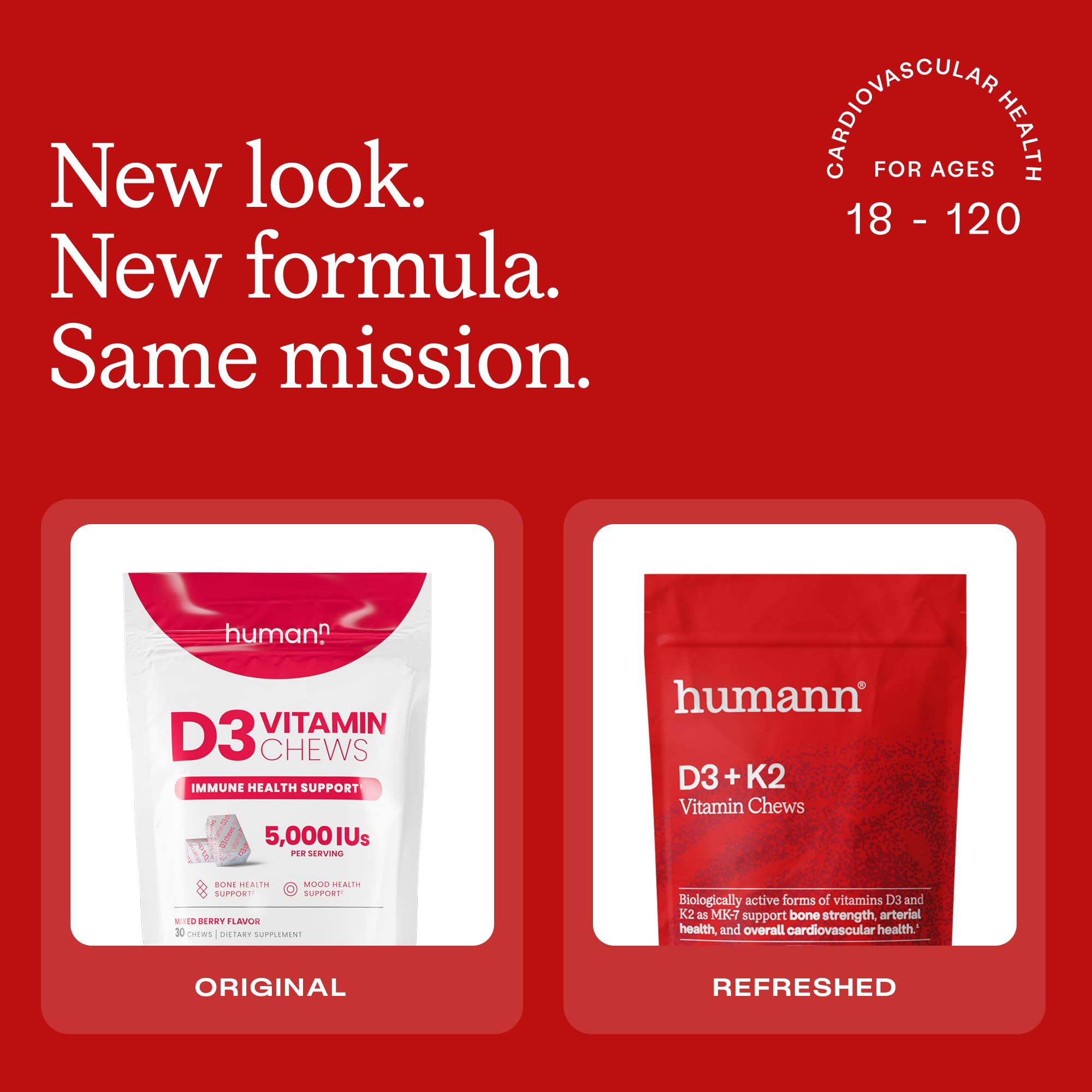 HumanN Vitamin D3 & K2 Chews individual chew close-up