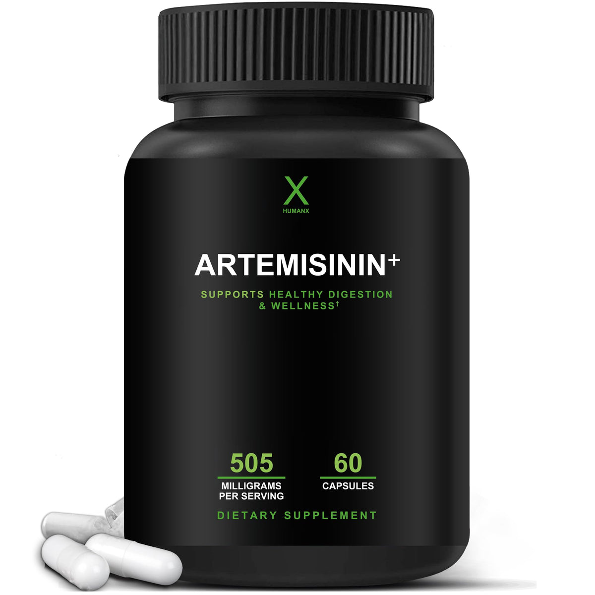 HUMANX Artemisinin 505 mg supplement front view