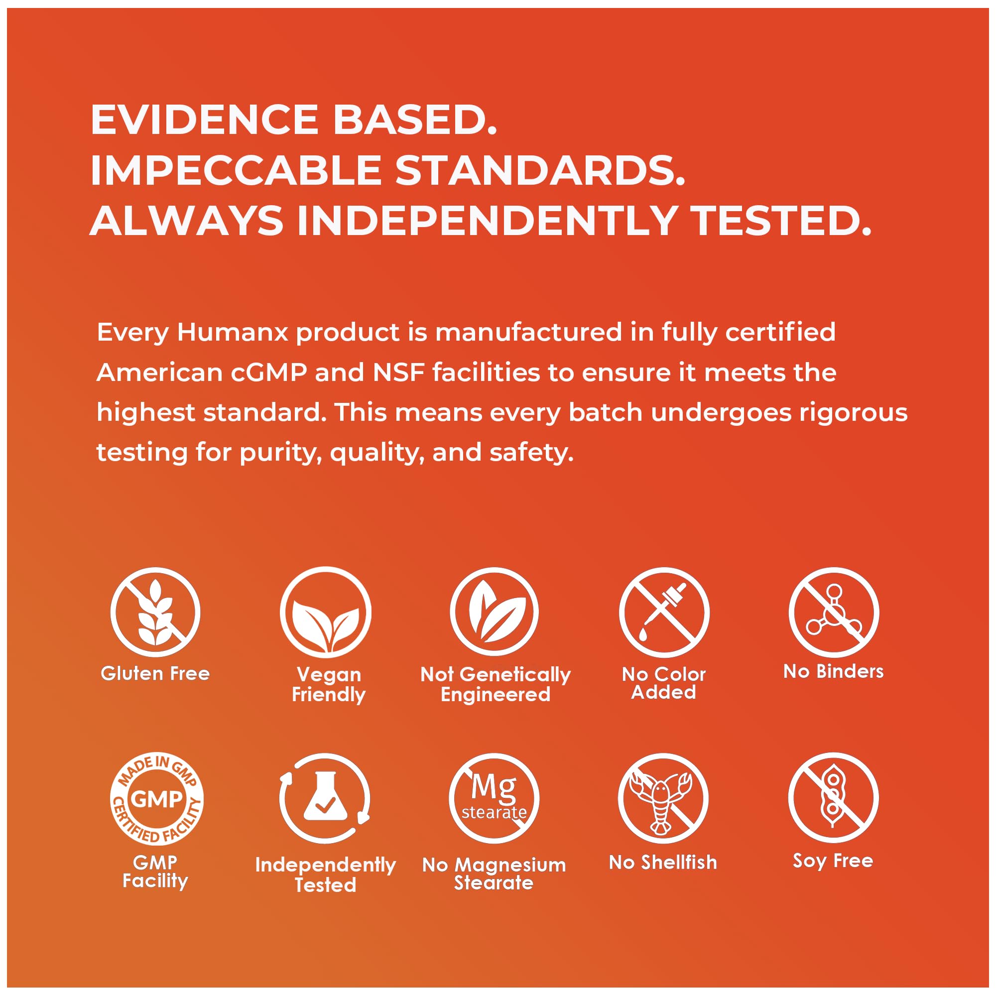 HUMANX Cistanche+ supplement back view with dosage information