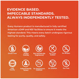 HUMANX Cistanche+ supplement back view with dosage information