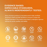 HUMANX Fisetin 500mg supplement packaging details