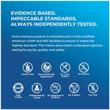 HUMANX Prebiotic Supplement lifestyle shot with healthy food