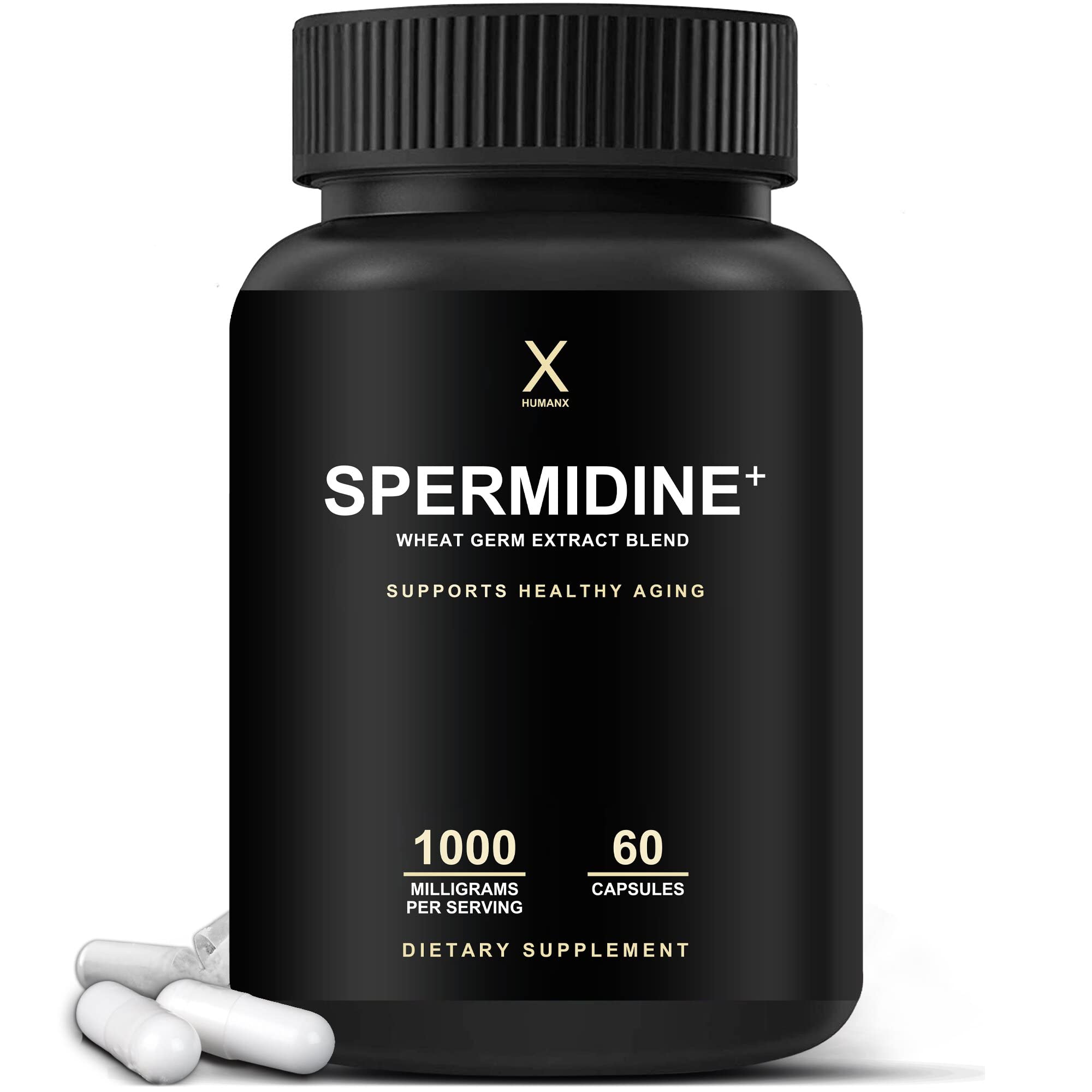 HUMANX Spermidine+ 60 Capsules front view