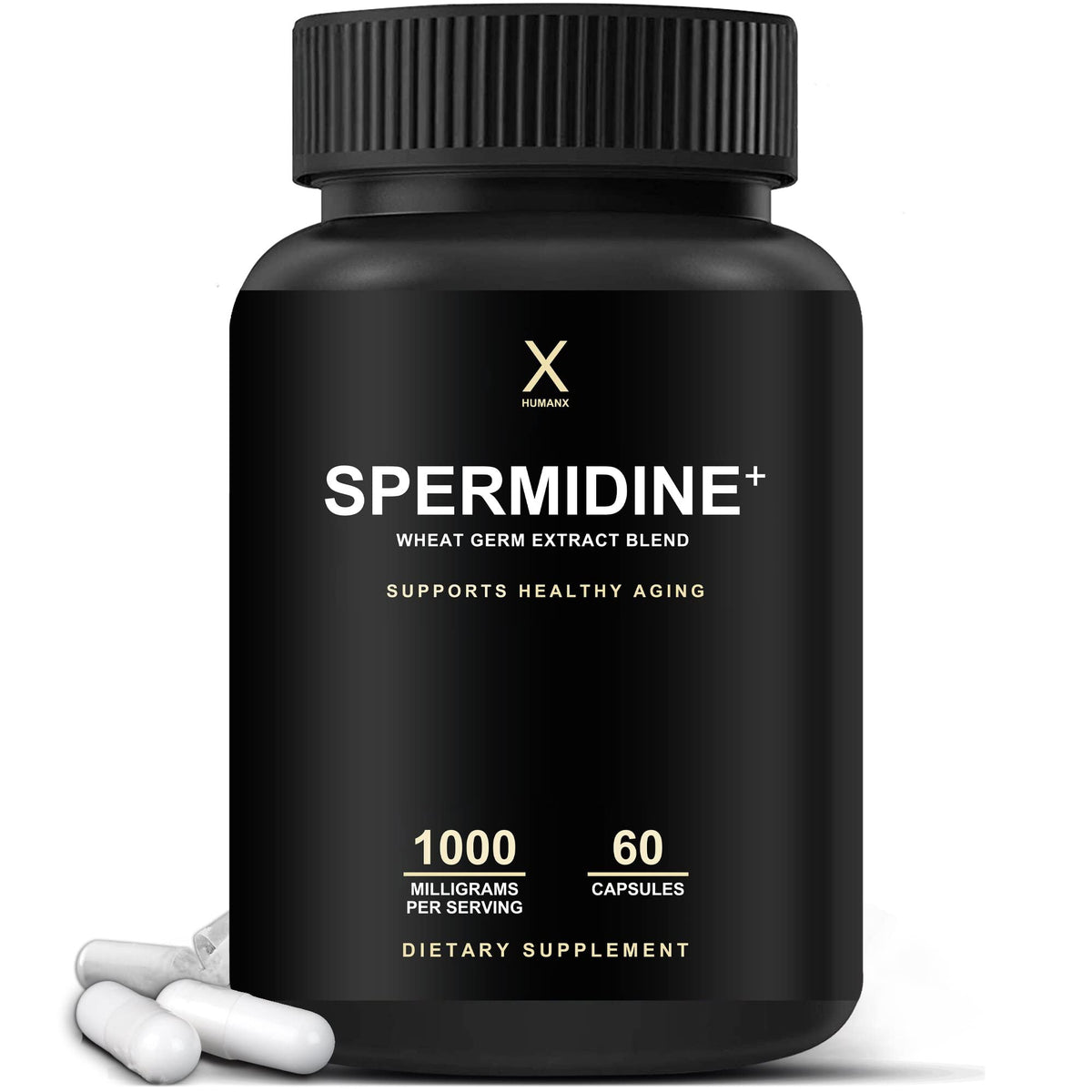 HUMANX Spermidine+ 60 Capsules front view
