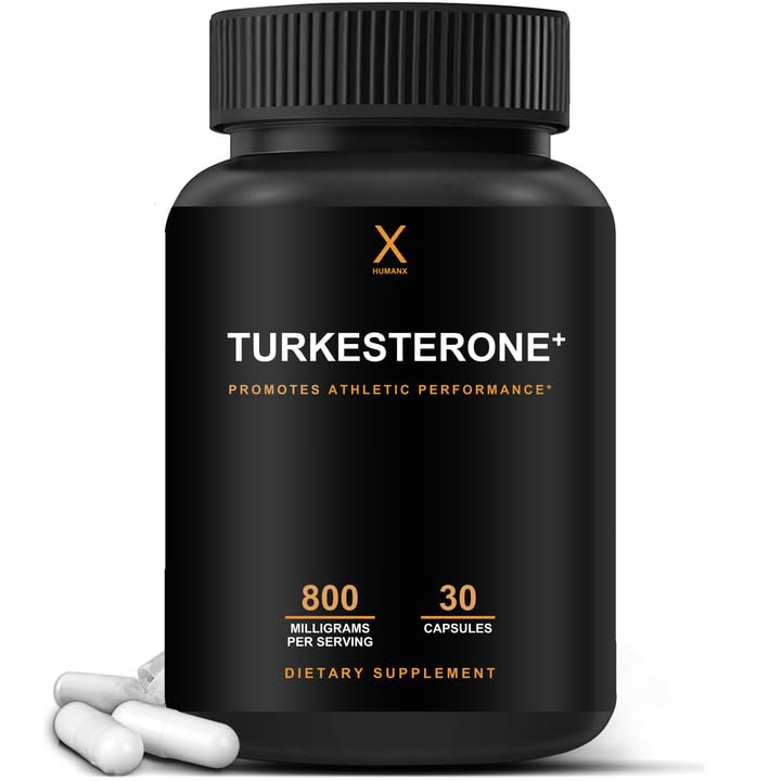 HUMANX Turkesterone+ 800MG supplement front view