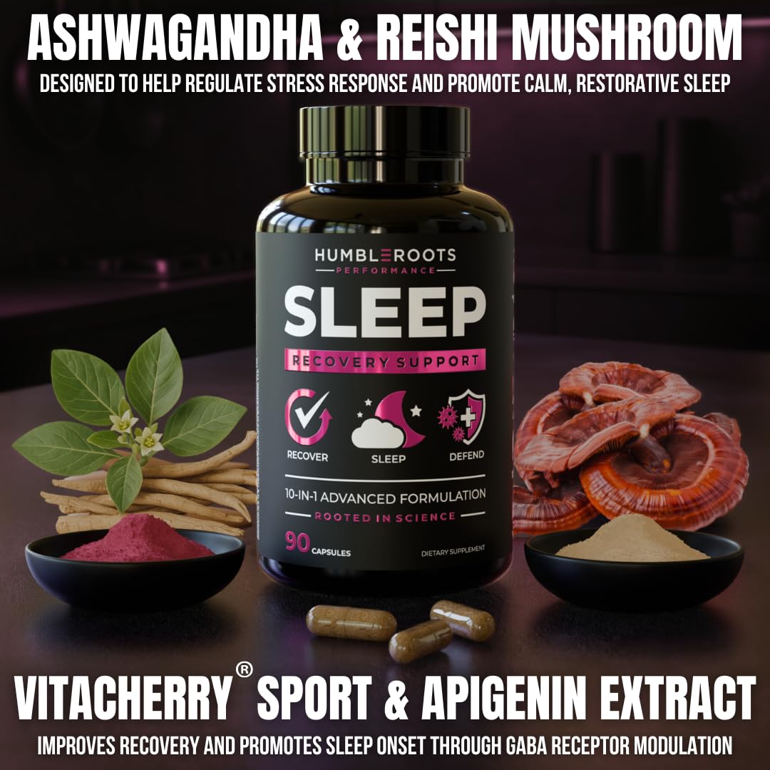 HUMBLEROOTS PERFORMANCE Sleep Supplement Capsules packaging