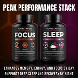 HUMBLEROOTS PERFORMANCE Sleep Supplement Capsules with a notepad and pen