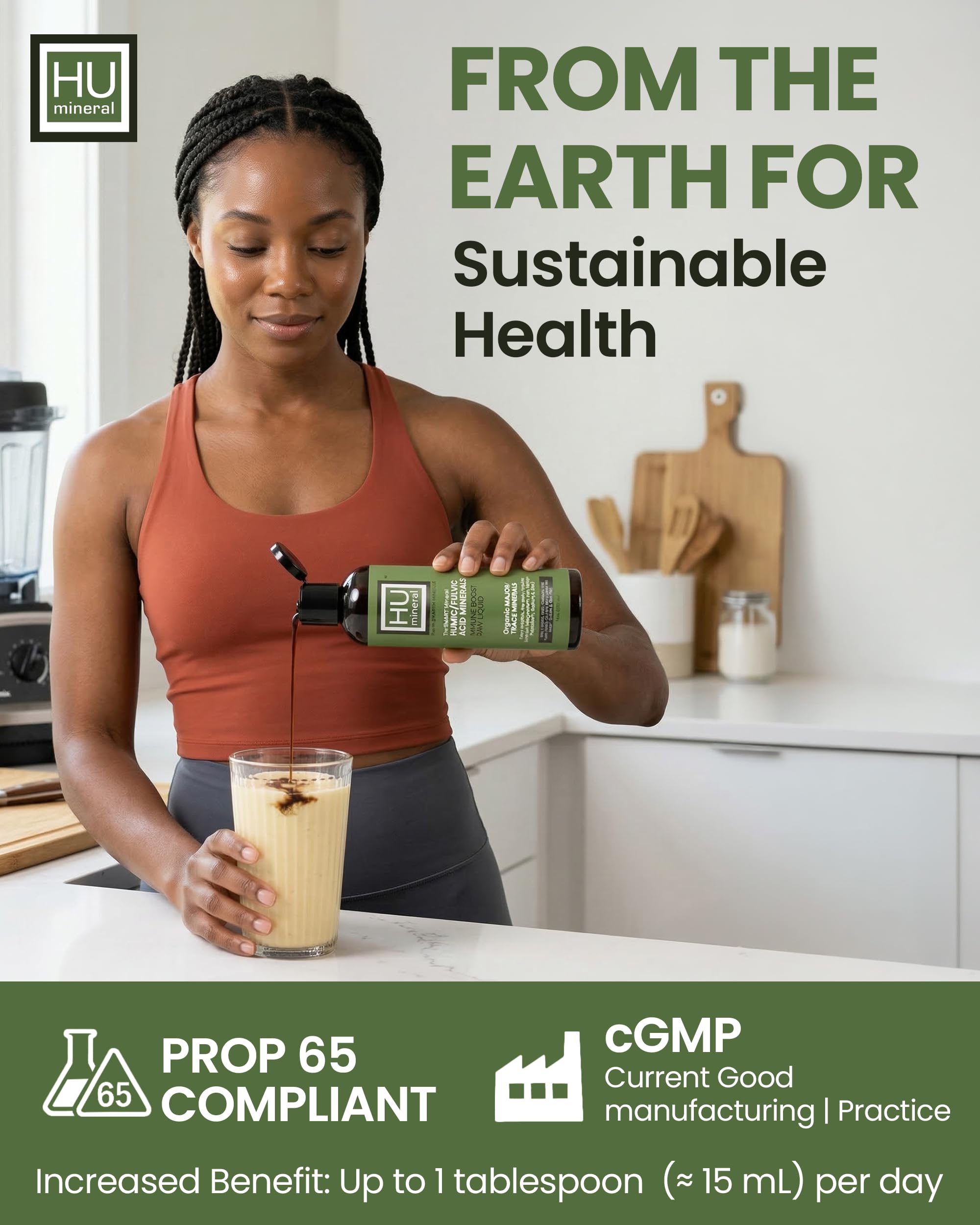 HUmineral Ionic Liquid Minerals Concentrate 295g nutritional information