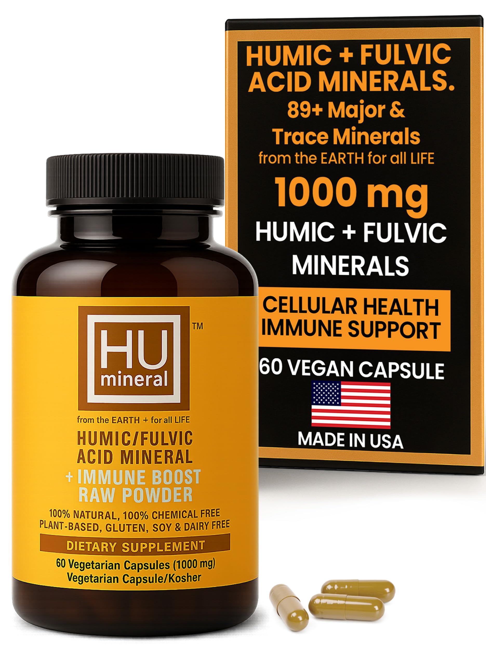HUmineral Trace Minerals Supplement front view