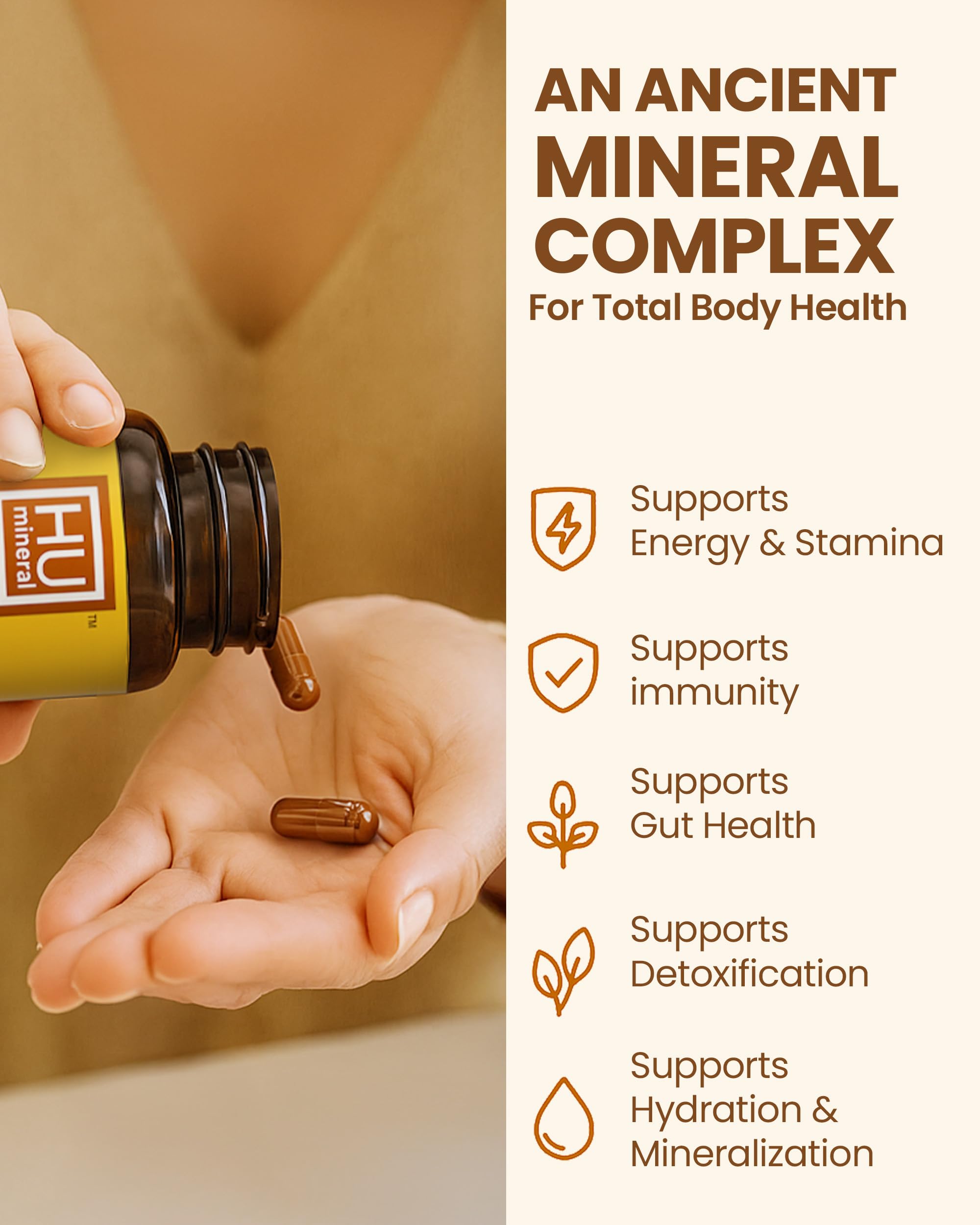 HUmineral Trace Minerals Supplement ingredients list