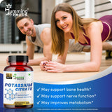 Humming Herbs Potassium Citrate Capsules close-up of capsules