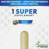 Humming Herbs Potassium Citrate Capsules with other supplements
