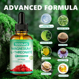 HUNJIXQ Magnesium L-Threonate Liquid Supplement side view